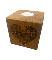 Engraved Oiled Candle Cube - 10x10