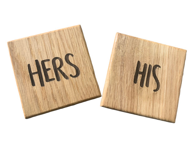 His & Hers Coasters