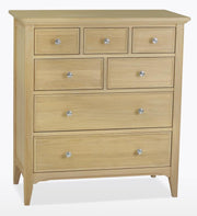 New York Oak Chest of 7 Drawers