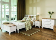 New York Painted Slat Bed