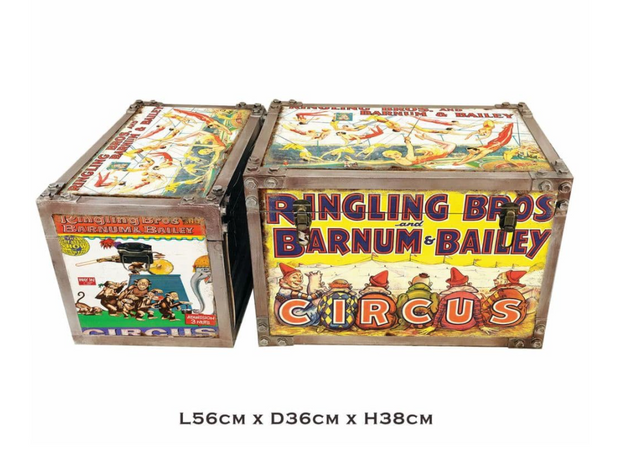 Circus Strapped Trunk