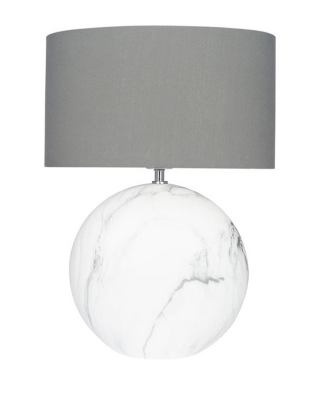 Crestola Marble Effect Ceramic Lamp