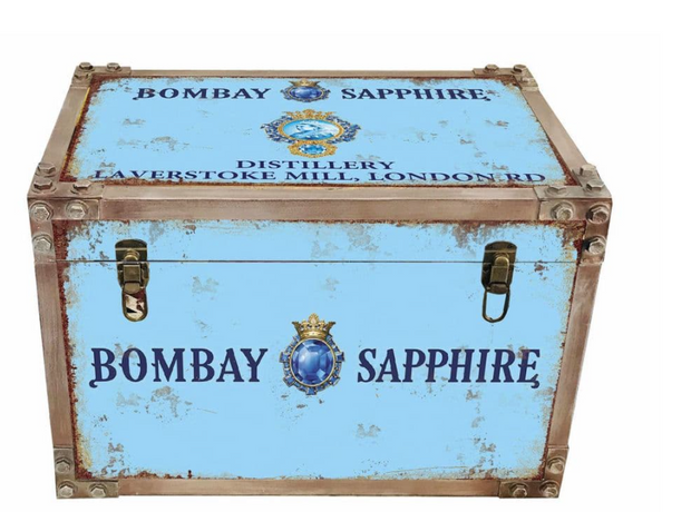 Bombay Sapphire  36cm Strapped Trunk