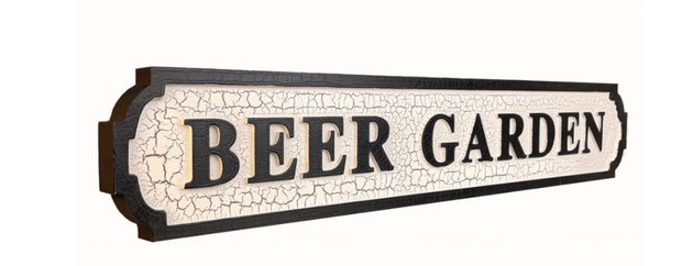 Beer Garden sign