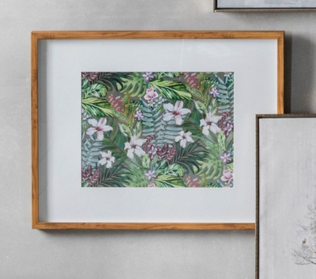 Tropical Hibiscus Framed Art