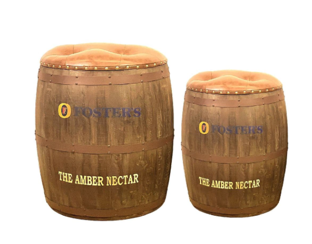 Fosters Barrel storage stools
