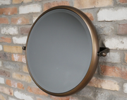 Round Industrial Mirror