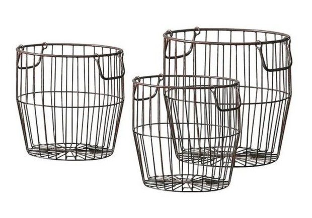 Leeton Metal Baskets L
