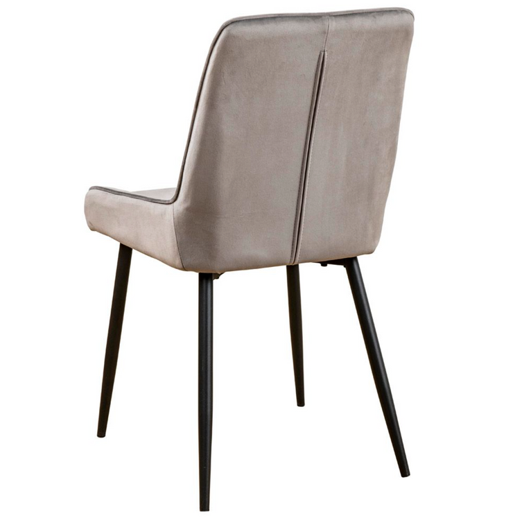Soft Touch Diamond Back Chair, Grey – Jersey Oak Furniture