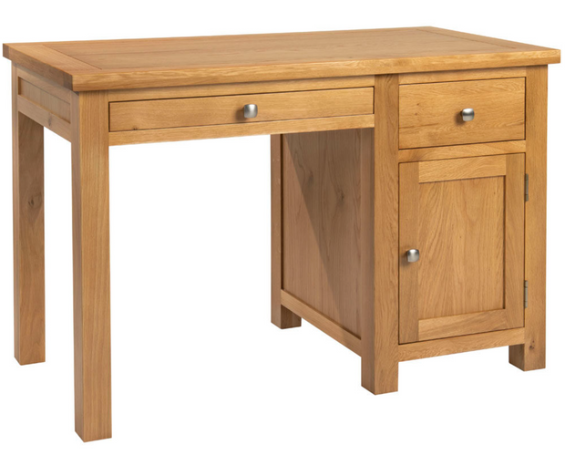 Derwent Oak Single Pedestal Desk