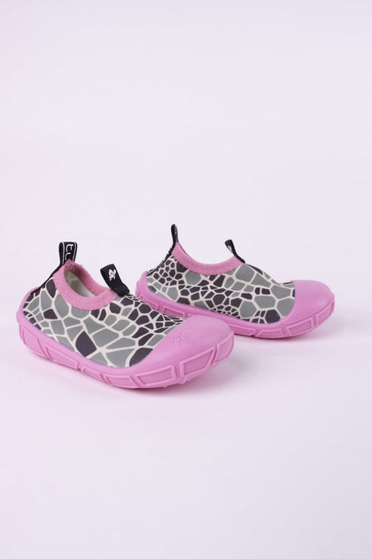 Turtl Aqua Shoes with Turtle Shell Print - Pink – Jersey Oak