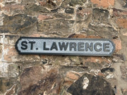 Retro Style Parish Sign