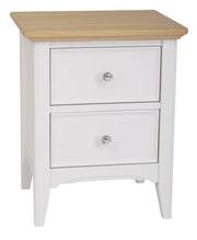 New York Painted Bedside Chest 2 Drawers